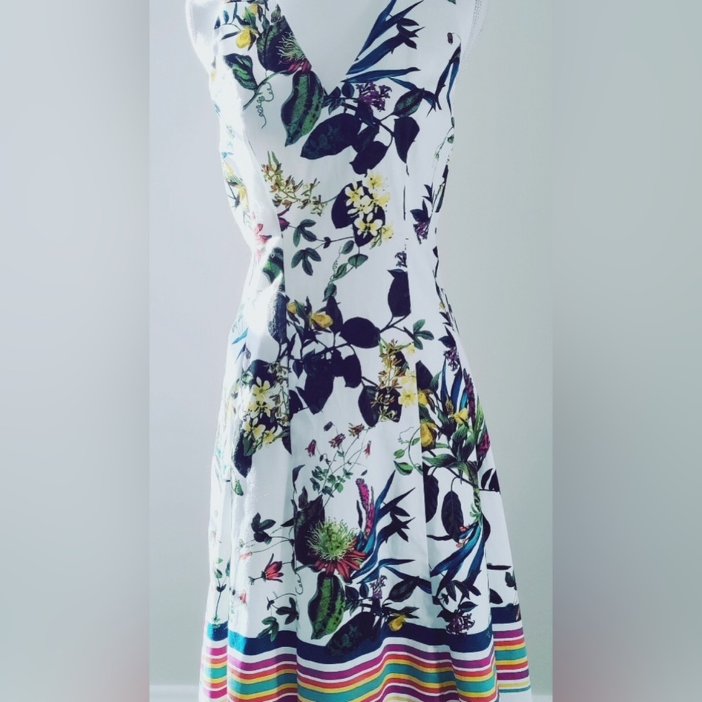 Maggy London Botanical Print Dress